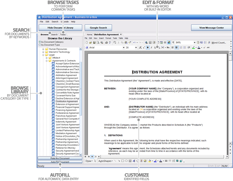 Screenshot for Business-in-a-Box 5.0.4